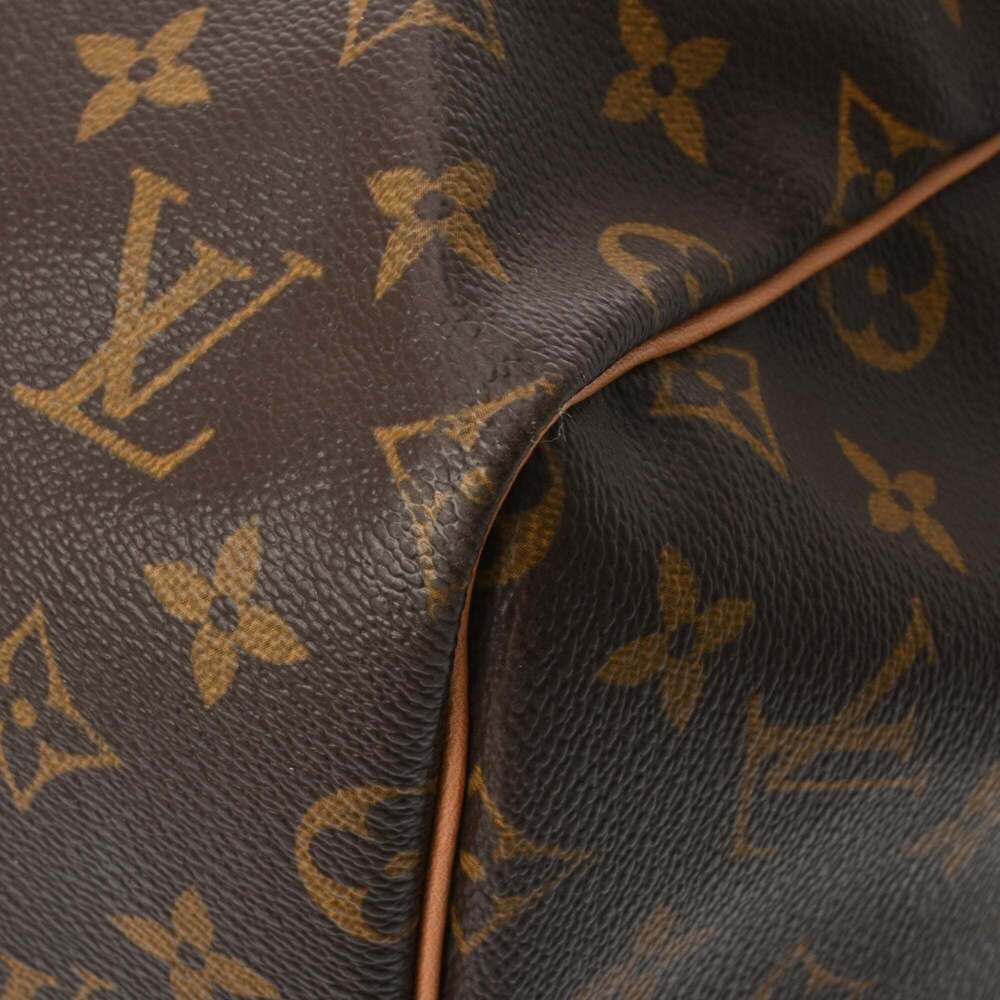 LOUIS VUITTON Brown Monogram Canvas Keepall 55 Boston Bag - Picture 7 of 11